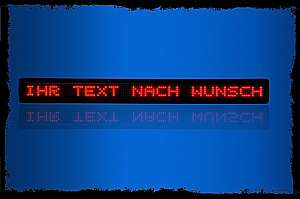 led laufschrift modell long line